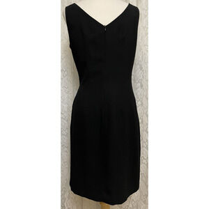 Caren Desiree Company Women's Dress Size 10 Black Embroidered